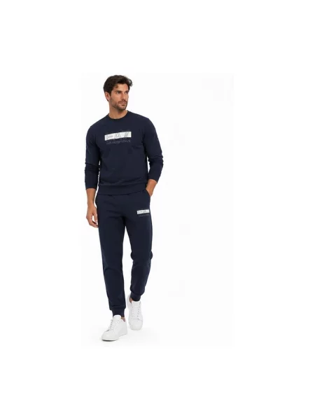 Geacă Emporio Armani Ea7 albastru