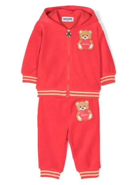 Komplet dresowy dziecięcy Moschino czerwony