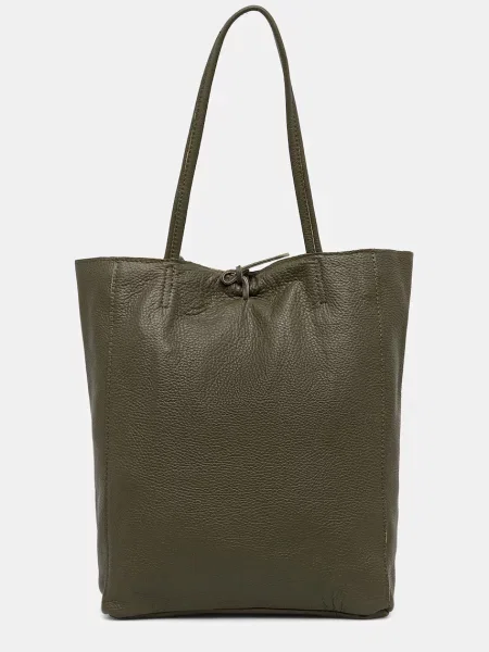 Geanta de piele Answear.lab din piele verde