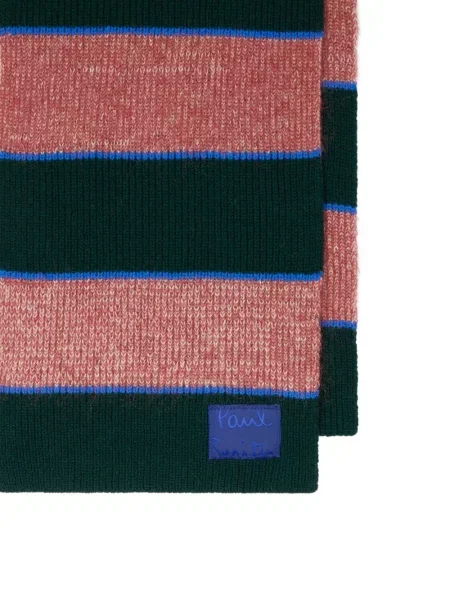 Fular Paul Smith cu dungi verde