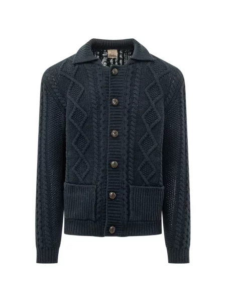 Cardigan Rakki tricotate albastru