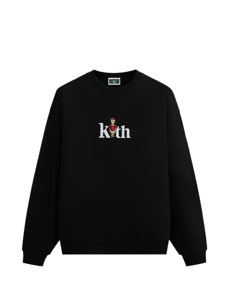 Hanorac crewneck Kith negru