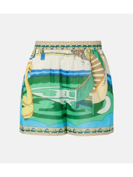 Pantaloni scurți Tory Burch cu imagine