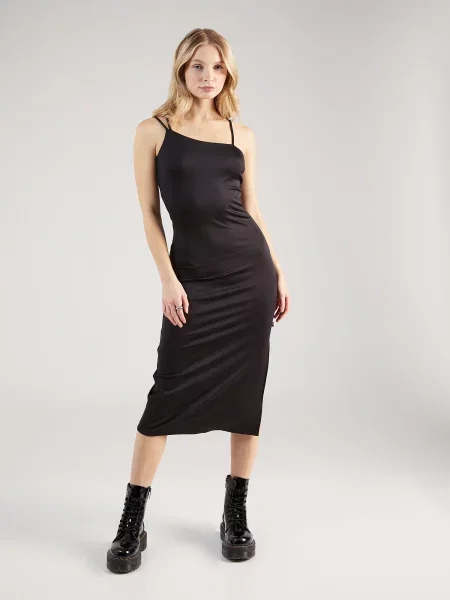 Tommy Jeans Rochie MULTI STRAP BODYCON negru