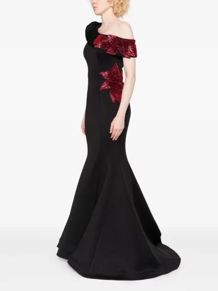 Rochie Aavva cu paiete de costum negru
