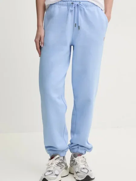 Guess Jeans spodnie dresowe niebieskie