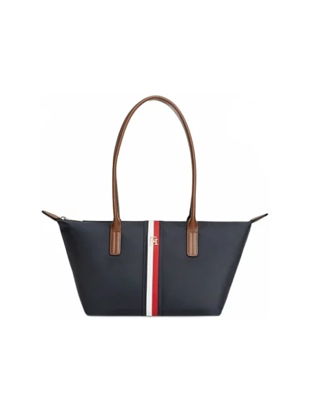 Shopper kabelka Tommy Hilfiger modrá
