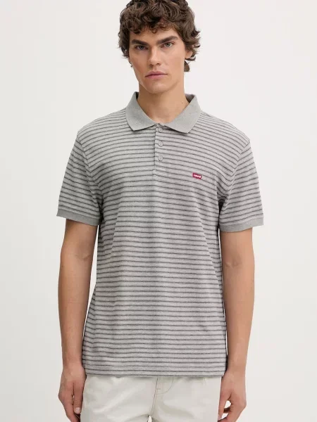 Polo tričko Levi's LEVIS HM POLO šedé