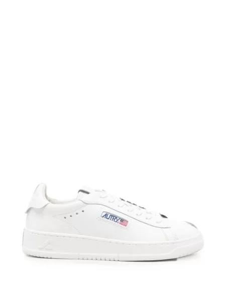 Sneakerși Autry din piele cu autograf alb