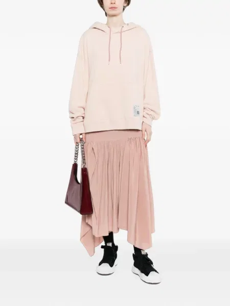 Rochie Maison Mihara Yasuhiro asimetrică roz
