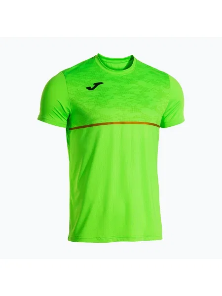 Мъжка тениска за бягане Joma Record III fluor green зелено