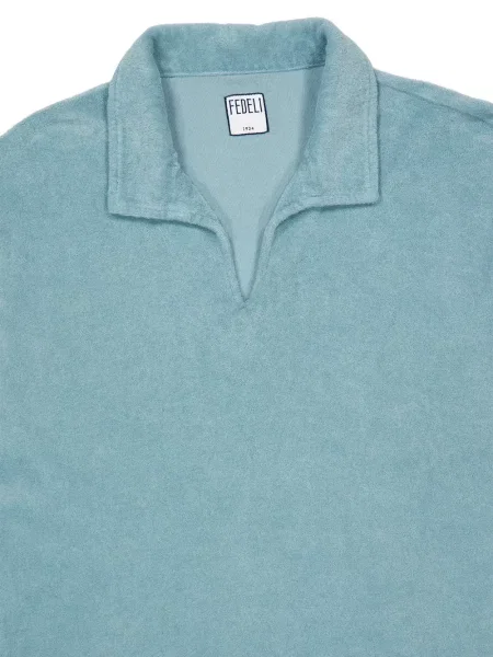 Tricou Fedeli tricotate albastru