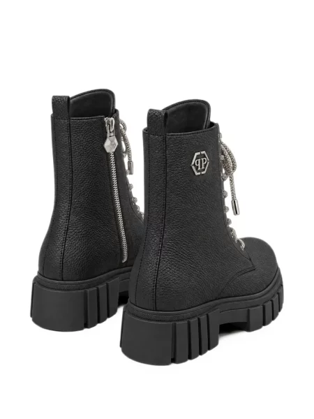 Botine Philipp Plein din piele negru