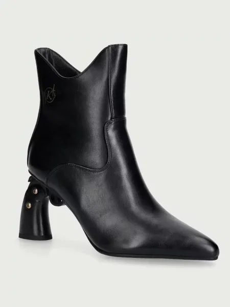 Koi Footwear členkové čižmy dámske GUN HEEL BOOTS čierna