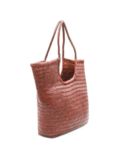 Geantă shopper Dragon Diffusion din piele maro