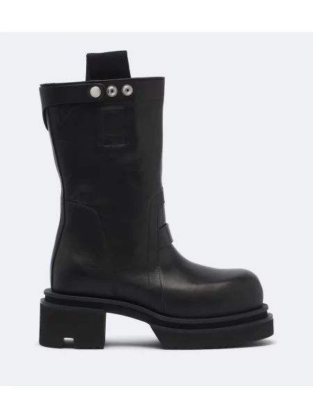 Botine Rick Owens din piele negru