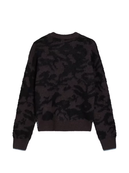Pulover Scotch & Soda cu imprimeu abstract maro