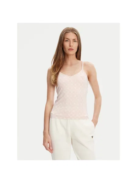Guess Top PEONY ružičasta