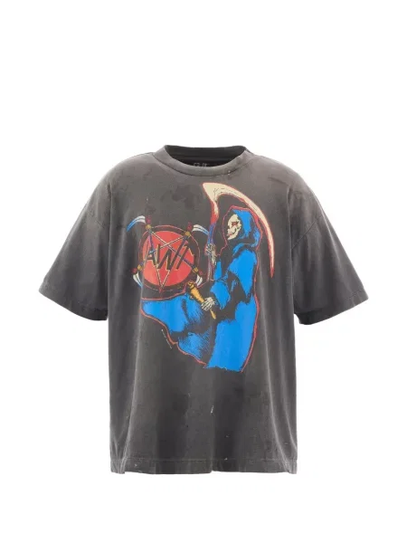 Tricou Saint Mxxxxxx cu imagine negru