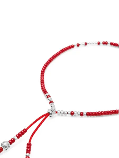 Гривна Nialaya Jewelry мъниста с връзки червено