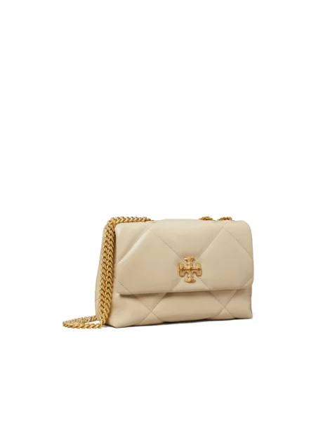 Torebka Tory Burch skórzana szara