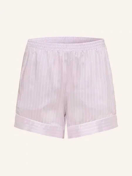 Zimmerli Spací Šortky Feminine Stripes světle / režná fialová
