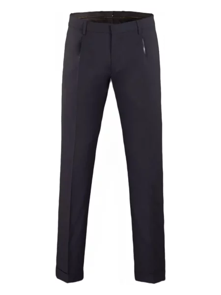 Pantaloni Moorer plisate albastru