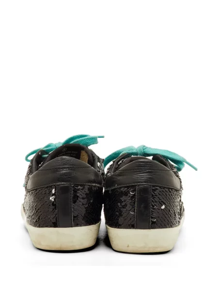 Sneakers Golden Goose May με παγιέτες μαύρο