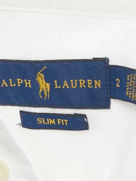 Koszula Polo Ralph Lauren koronkowa w kratkę z okrągłym dekoltem biała