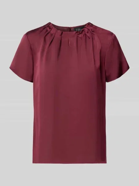S.Oliver Black Label Bluzka Koszulowa rot czarna