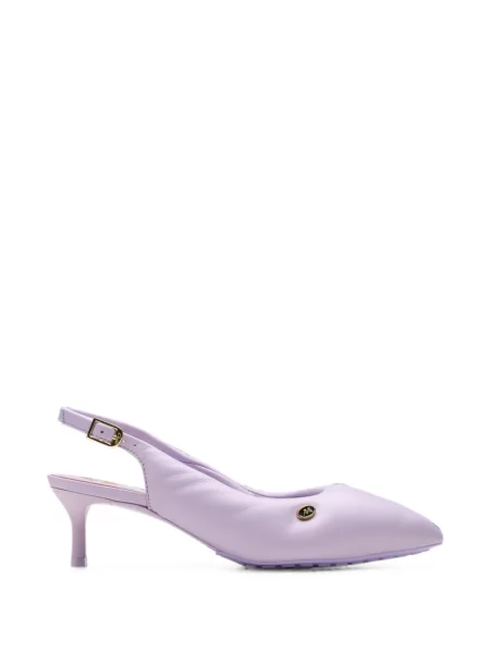 Pantofi cu toc Clarks Originals din piele slingback violet