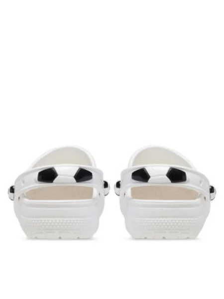 Crocs Šľapky Classic Soccer Ball Clog T Biela čierna