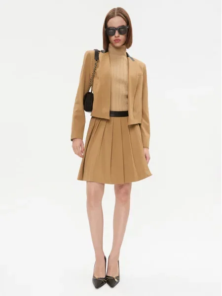 Mini krilo DKNY rjava