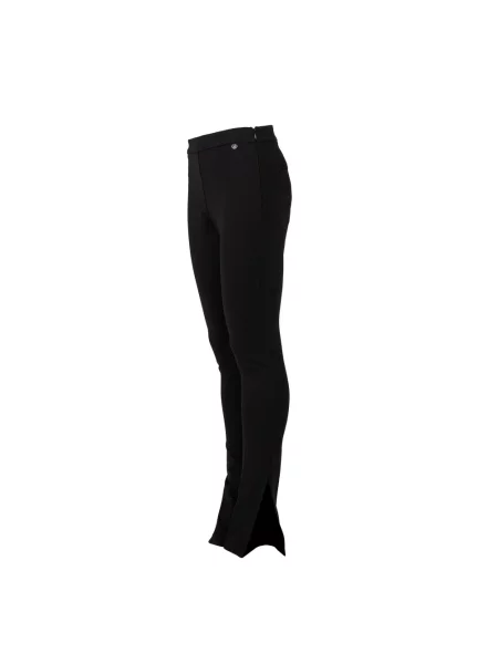 Haftowane skinny spodnie Liu Jo czarne