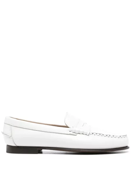 Pantofi loafer Sebago din piele alb