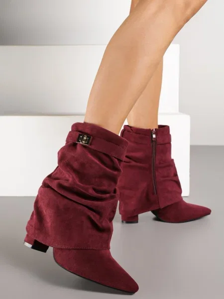 Botine Latunea Bordo