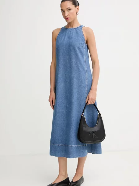 Marc O'Polo rochie din denim albastru