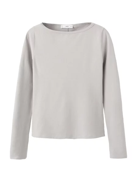 MANGO Tricou MURMA deschis gri