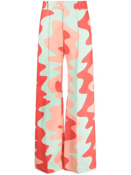 Spodnie Liska skórzane zielone