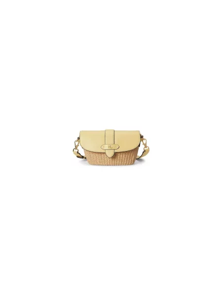 Torebka crossbody Ralph Lauren żółta