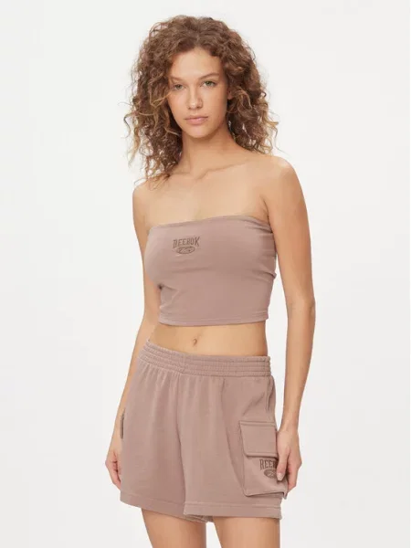 Reebok Топ Archive Essentials Fitted Fit бежевий