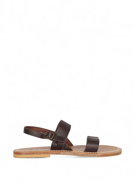 Sandale K. Jacques din piele maro