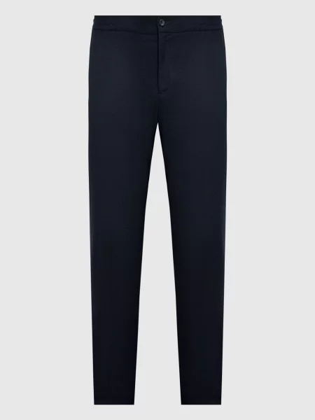 Завужені штани Chiaiam з вовни і кашеміру Marco Pescarolo сині