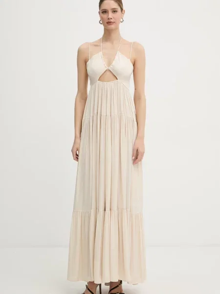 Patrizia Pepe sukienka letnia beżowa