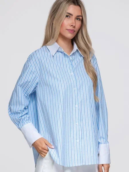 Bluză Ombre alb