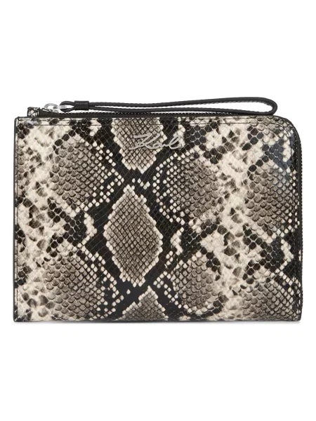 Karl Lagerfeld Portofel bronz / negru / murdar alb
