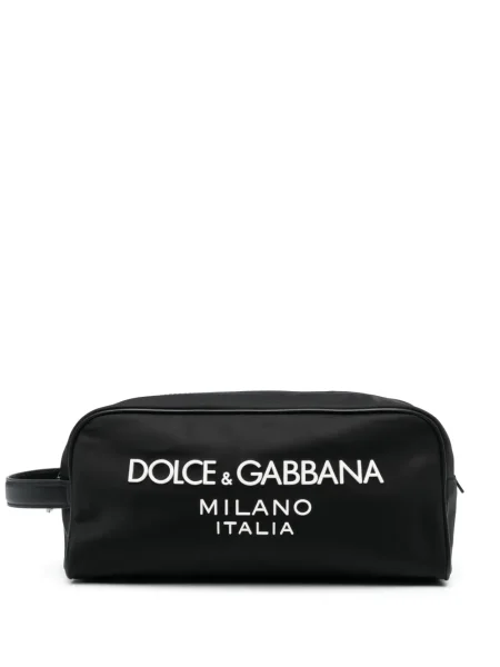 Geantă Dolce & Gabbana cu imagine negru