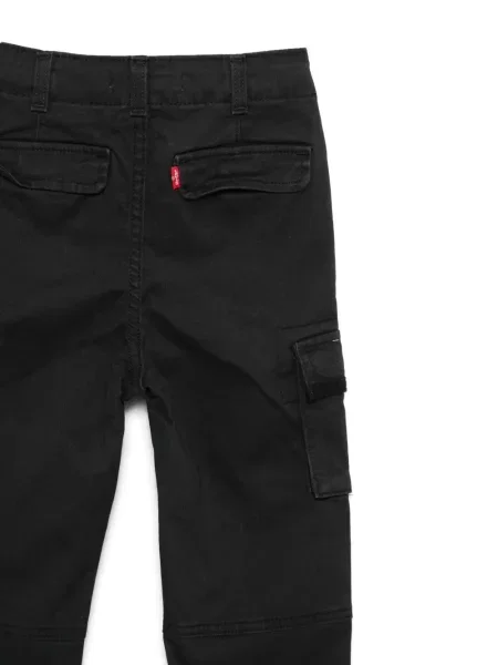 Spodnie cargo dziecięce Levi's czarne