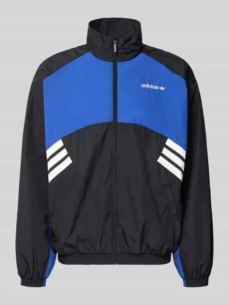 Kurtka treningowa o kroju regular fit w dwukolorowym designie model MUC TT' Adidas Originals niebieska
