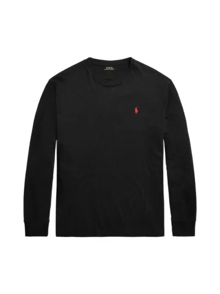 Długa koszulka polo Polo Ralph Lauren z długim rękawem czarna